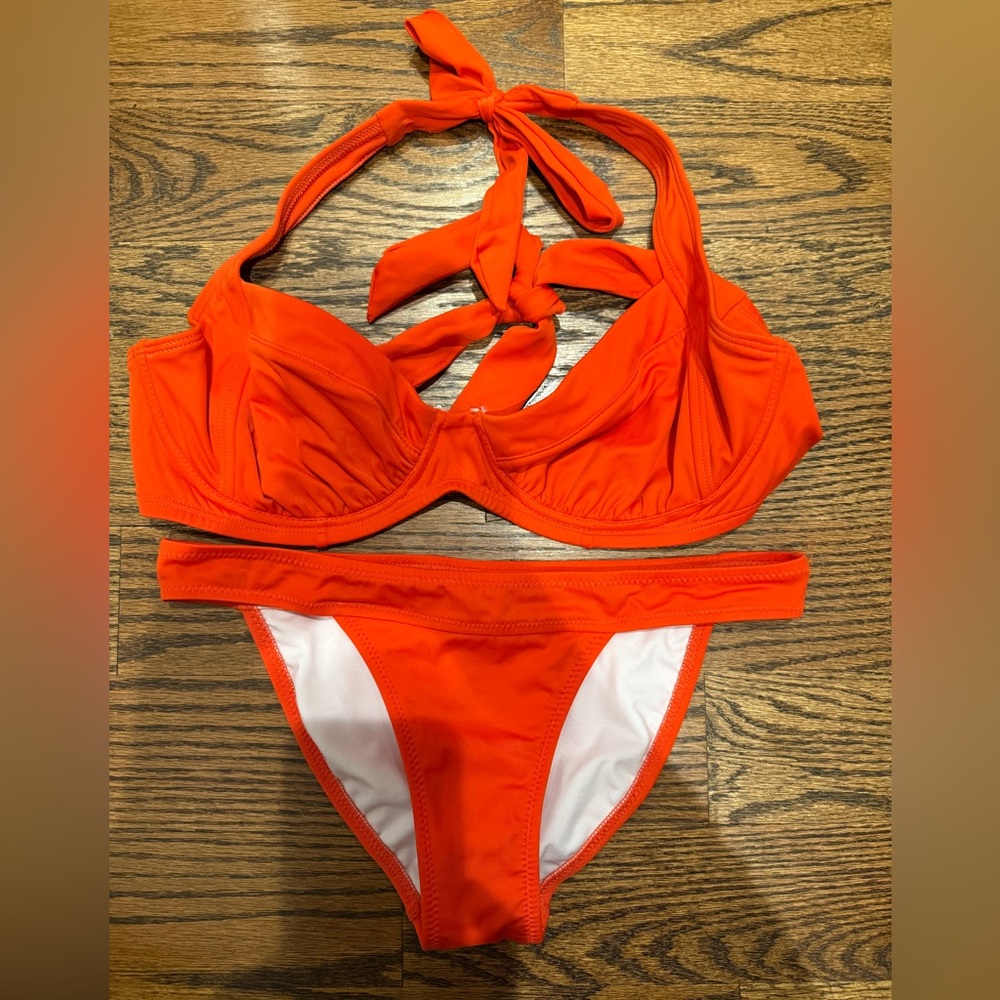 Venus Vibrant Orange Bikini Set 🍊